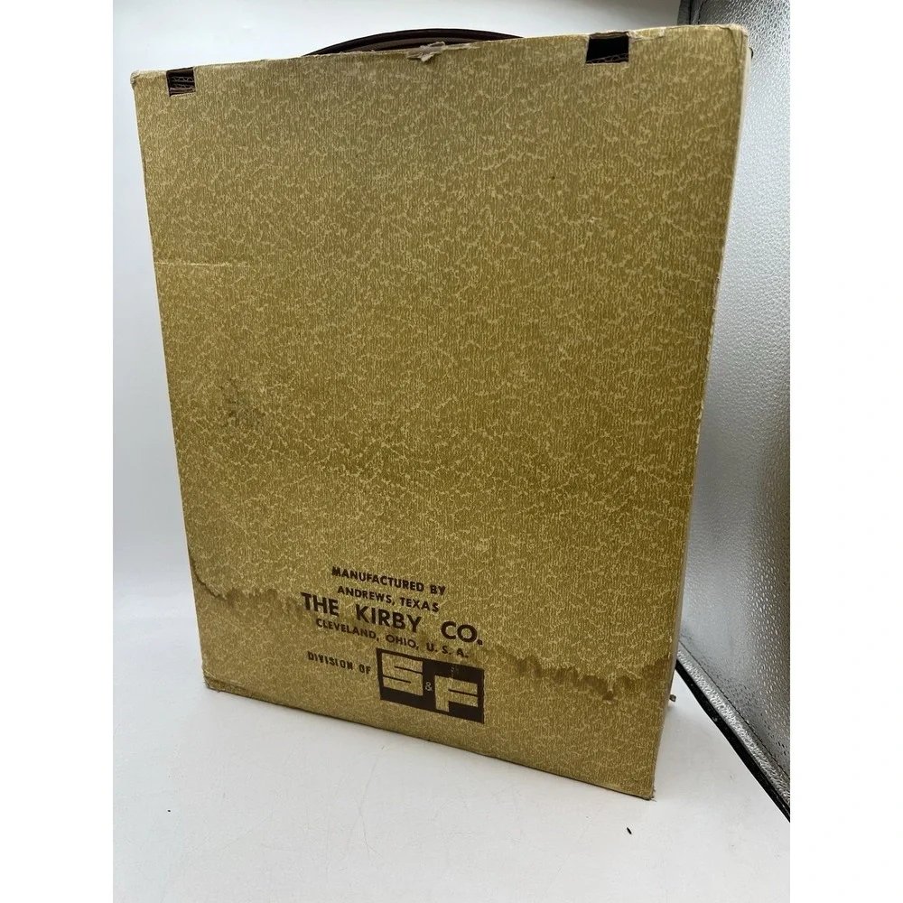 Vintage Kirby Classic Vacuum Accessories Attachments Box